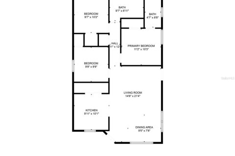 Купить виллу или дом в Тампа, Флорида 8 комнат, 97.73м2, № 1681661 - фото 17