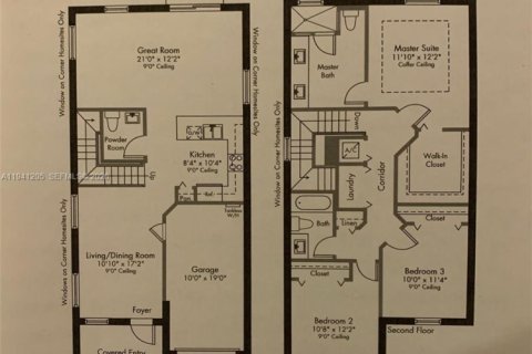 Снять в аренду таунхаус в Хомстед, Флорида 3 спальни, 157.47м2, № 1998351 - фото 3