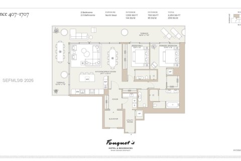 Condo in Miami, Florida, 2 bedrooms  № 2254687 - photo 8