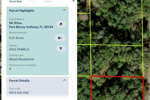 Land in Fort MC Coy, Florida № 2158725
