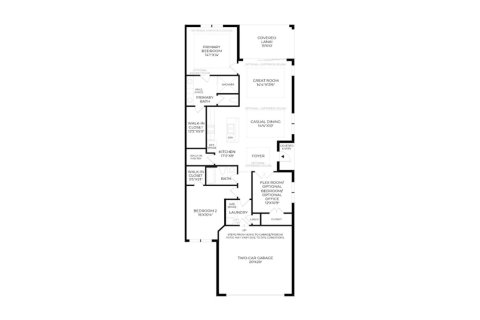 Townhouse floor plan «152SQM», 3 bedrooms in ABACO POINTE