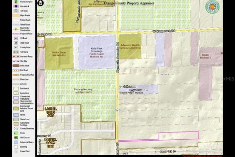 Terreno en Apopka, Florida № 2098605