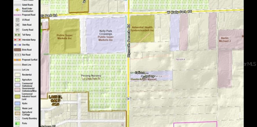 Terreno en Apopka, Florida № 2098605