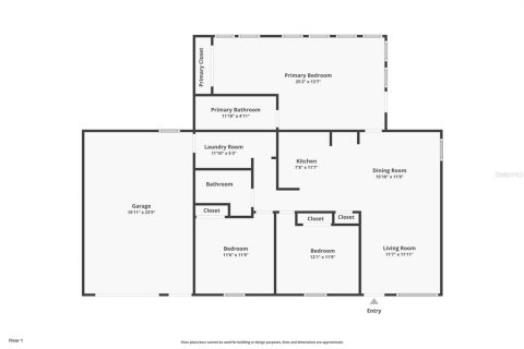 House in Daytona Beach, Florida 3 bedrooms, 116.69 sq.m. № 1725237 - photo 26