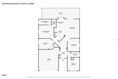 Villa ou maison à vendre à Valrico, Floride: 3 chambres, 138.98 m2 № 2275773 - photo 21