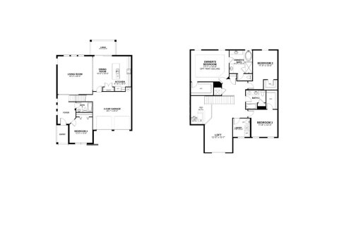 House floor plan «House», 4 bedrooms in Rivington by Reader Communities