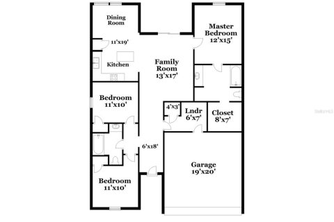 House in Dundee, Florida 3 bedrooms, 128.48 sq.m. № 1905901 - photo 15