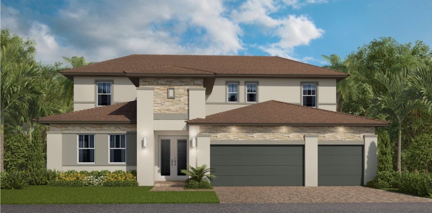 House in Crescent Ridge in Davie, Florida 5 bedrooms, 379 sq.m. № 599394