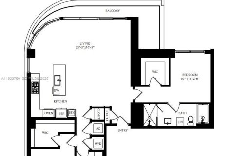 Снять в аренду квартиру в Форт-Лодердейл, Флорида 2 спальни, 134.71м2, № 1992373 - фото 11