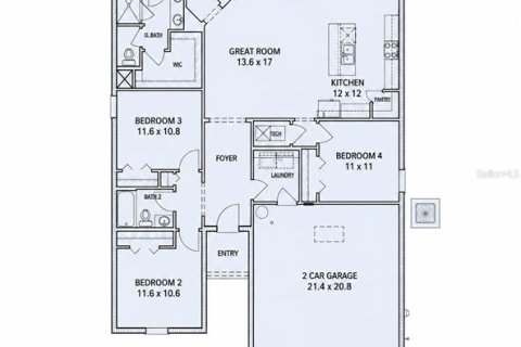 Casa en venta en Okahumpka, Florida, 4 dormitorios, 163.32 m2 № 2236372 - foto 2