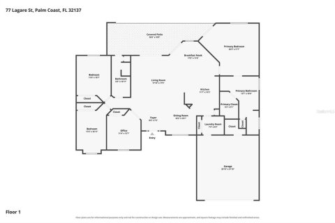House in Palm Coast, Florida 4 bedrooms, 203.83 sq.m. № 2394439 - photo 21