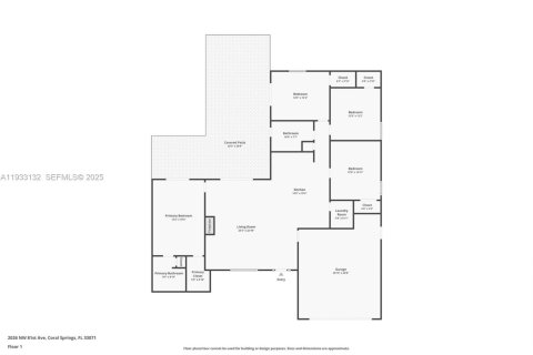 Купить виллу или дом в Корал-Спрингс, Флорида 4 спальни, 180.97м2, № 1991830 - фото 23