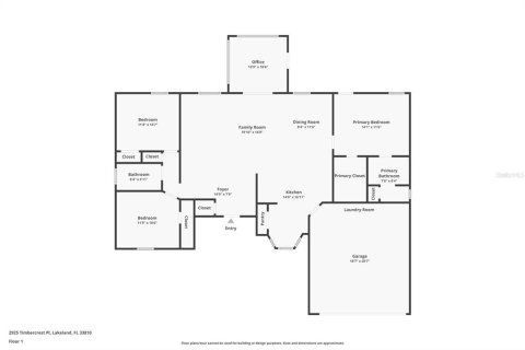 House in Lakeland, Florida 3 bedrooms, 143.91 sq.m. № 1837956 - photo 2