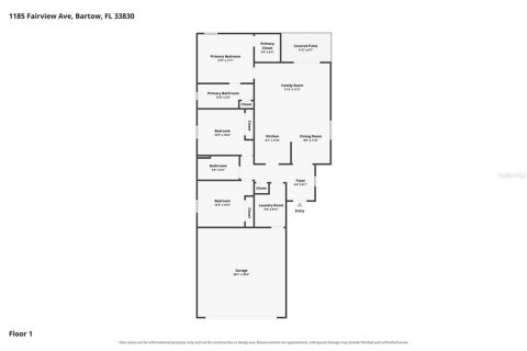 Villa ou maison à vendre à Bartow, Floride: 3 chambres, 113.99 m2 № 2330258 - photo 22