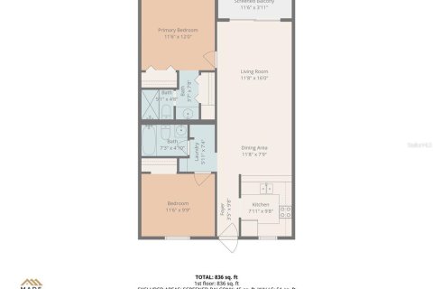 Condo in Zephyrhills, Florida, 2 bedrooms № 2117557 - photo 20