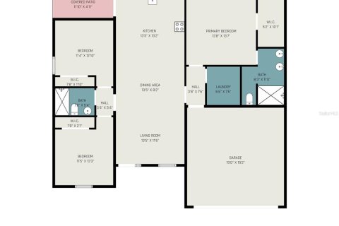 House in Saint Petersburg, Florida 3 bedrooms, 125.51 sq.m. № 1829388 - photo 27