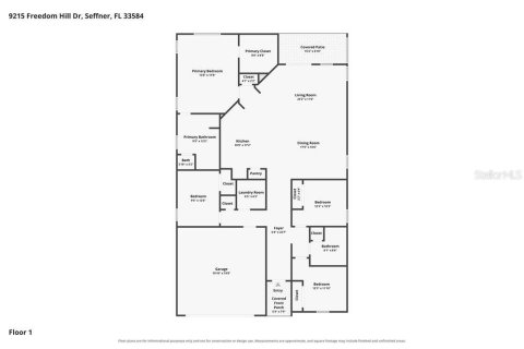 Villa ou maison à louer à Seffner, Floride: 4 chambres, 185.15 m2 № 2391080 - photo 2
