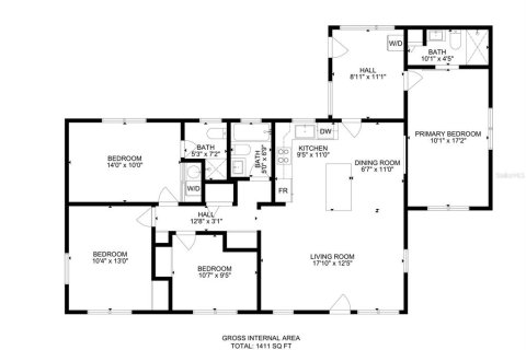 House in Clearwater, Florida 4 bedrooms, 128.39 sq.m. № 1827744 - photo 14