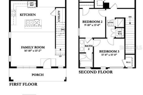 Touwnhouse à vendre à Tampa, Floride: 3 chambres, 150.5 m2 № 2152396 - photo 3