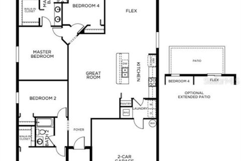 Купить виллу или дом в Окала, Флорида 4 комнаты, 174.28м2, № 1335906 - фото 2