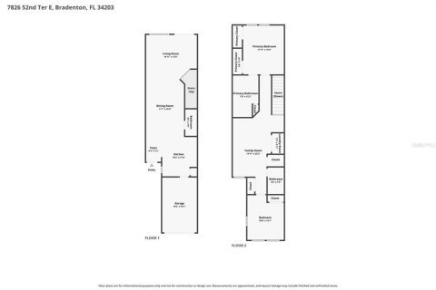 Touwnhouse à vendre à Bradenton, Floride: 2 chambres, 150.87 m2 № 2306768 - photo 23