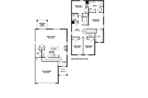 House floor plan «House», 4 bedrooms in Star Farms at Lakewood Ranch - Express Modern