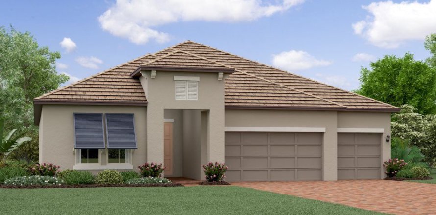 House in Mirada Active Adult in San Antonio, Florida 3 bedrooms, 258 sq.m. № 405083