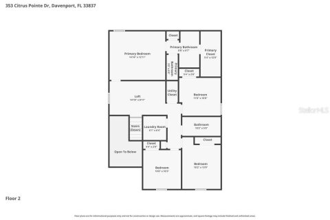 Villa ou maison à louer à Davenport, Floride: 4 chambres, 178.65 m2 № 2100142 - photo 3