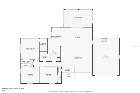 Villa ou maison à vendre à Tampa, Floride: 3 chambres, 153.85 m2 № 2314629 - photo 20