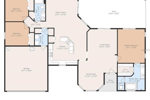 House in Grand Island, Florida 3 bedrooms, 177.81 sq.m. № 1835985 - photo 23