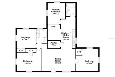 House in Clearwater, Florida 4 bedrooms, 109.25 sq.m. № 1797412 - photo 14