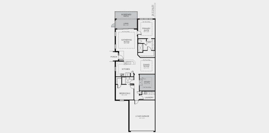 Townhouse in ESPLANADE AT AZARIO LAKEWOOD RANCH in Lakewood Ranch, Florida 2 bedrooms, 142 sq.m. № 147038
