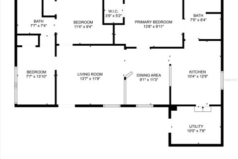 House in Tampa, Florida 3 bedrooms, 97.92 sq.m. № 1761460 - photo 28