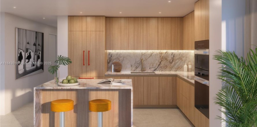 Студия в кондо в Майами, Флорида № 1958321