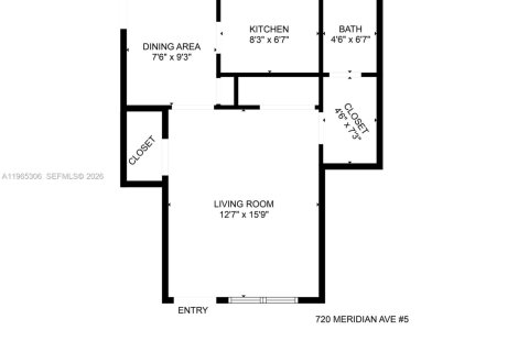 Apartamento en alquiler en Miami Beach, Florida, 41.81 m2 № 2026935 - foto 3