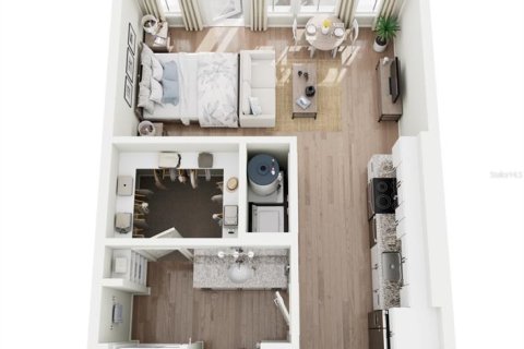 Villa ou maison à louer à Apopka, Floride: 1 chambre, 70.05 m2 № 2387657 - photo 4