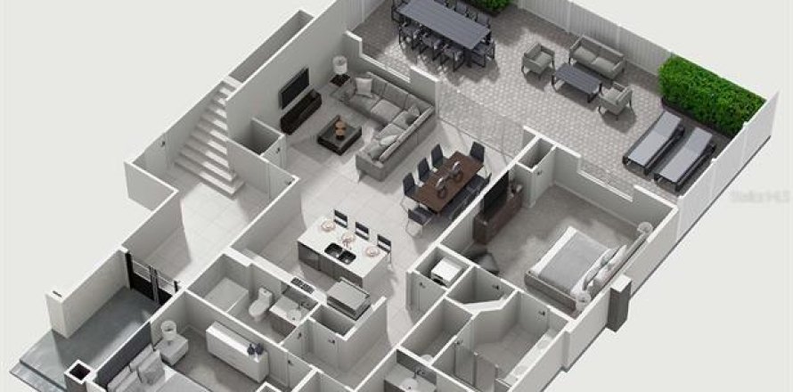 Condominio en Four Corners, Florida, 3 dormitorios № 1789994