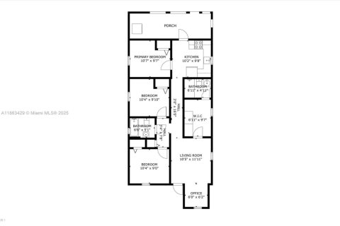 House in Miami, Florida 4 bedrooms, 95.6 sq.m. № 1893294 - photo 22