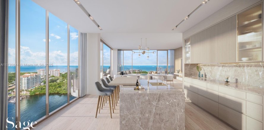 Condo in Fort Lauderdale, Florida, 3 bedrooms  № 1730235