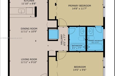 Снять в аренду кондоминиум в Хайалиа, Флорида 2 спальни, 83.61м2, № 1954625 - фото 17