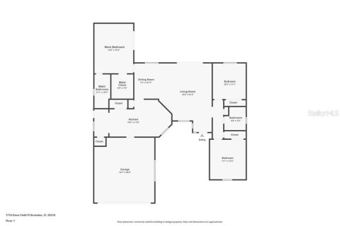Villa ou maison à louer à Brandon, Floride: 3 chambres, 128.21 m2 № 2408096 - photo 2