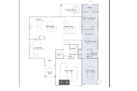 House floor plan «House», 5 bedrooms in Crescent Ridge