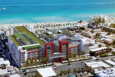 Отель, гостиница в Холливуд, Флорида 1 спальня, 67.26м2 № 2035676