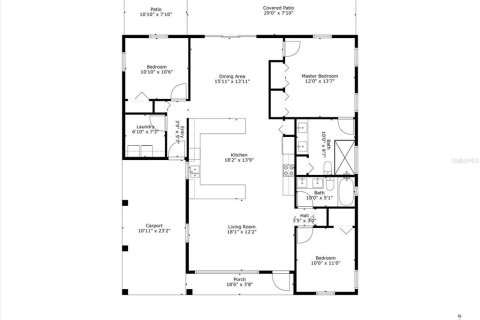 House in Sarasota, Florida 3 bedrooms, 140.56 sq.m. № 1609090 - photo 27