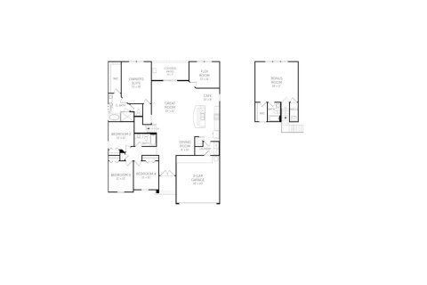 House floor plan «House», 4 bedrooms in Beacon Lake by Dream Finder Homes