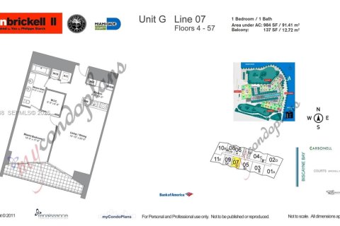 Copropriété à vendre à Miami, Floride: 1 chambre, 91.42 m2 № 1998303 - photo 18