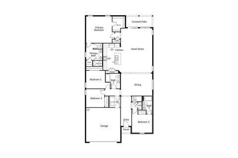 Townhouse floor plan «217SQM 75», 4 bedrooms in WILLIAMS POINTE