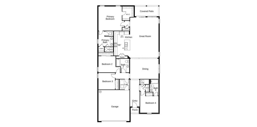 Townhouse in WILLIAMS POINTE in Seffner, Florida 4 bedrooms, 217 sq.m. № 60492