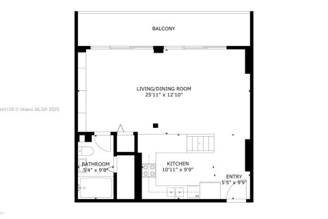 Снять в аренду кондоминиум в Майами, Флорида 2 спальни, 131.74м2, № 1990413 - фото 22