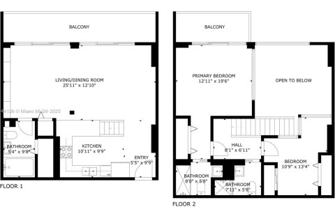 Снять в аренду кондоминиум в Майами, Флорида 2 спальни, 131.74м2, № 1990413 - фото 17